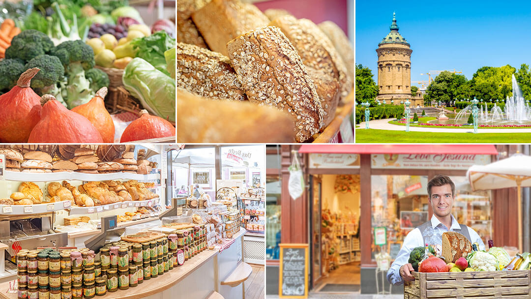 Ihr Lieferservice in Mannheim als Bringdienst von Lebe Gesund - biologisch angebaute Lebensmittel: Großes Brot- und Gemüsesortiment, herzhafte Feinkost und vieles mehr! Für mehr Infos, lassen Sie sich gerne über unsere Hotline persönlich beraten!