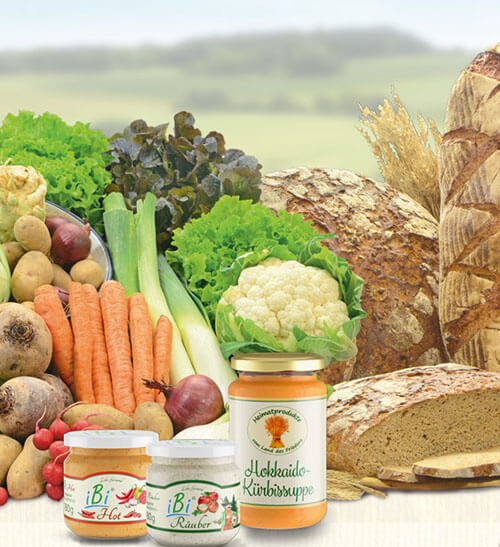 Frisches Gemüse, Bio-Brot, vegane Feinkost und viele mehr, in Lebe Gesund-Qualität geliefert